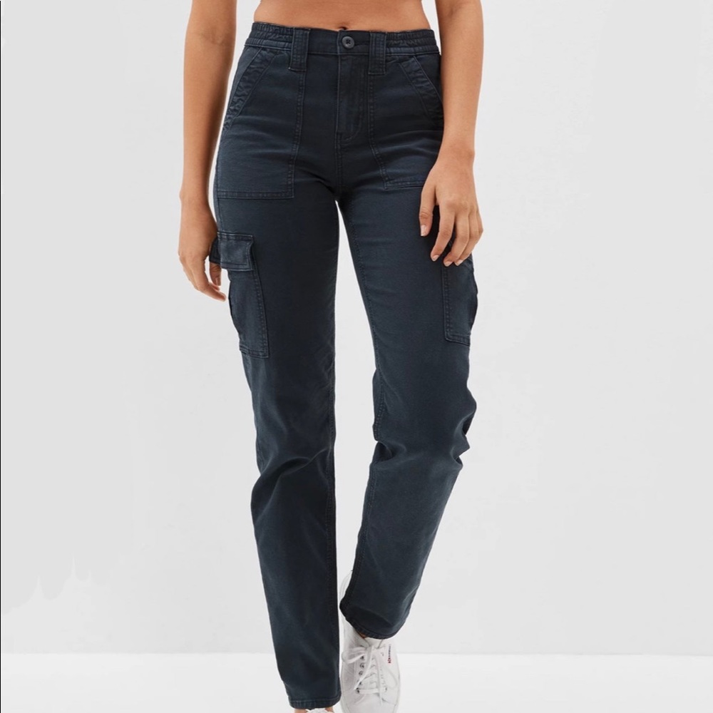 AE Stretch Cargo Straight Pant (Navy)